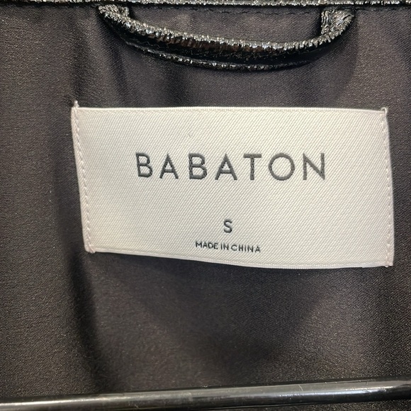 Aritzia Babaton Pelli Shirt Jacket Black/Vegan Leather - Picture 4 of 10